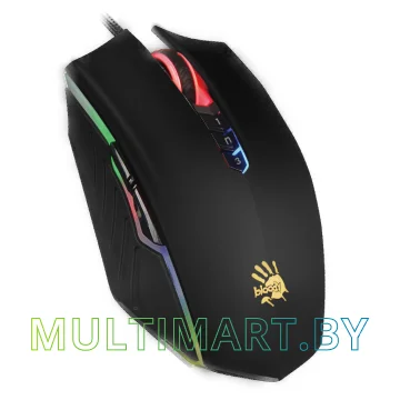 Игровая мышь A4Tech Bloody A70 (матовый черный) картинка 2